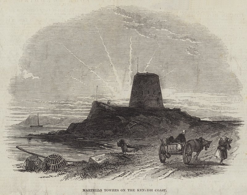 Martello Towers on the Kentish Coast by English School