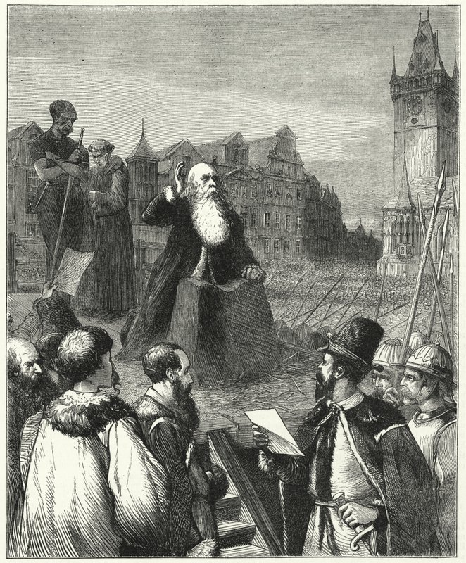 Martyrdom of Baron Wenzel of Budowa, Prague by English School