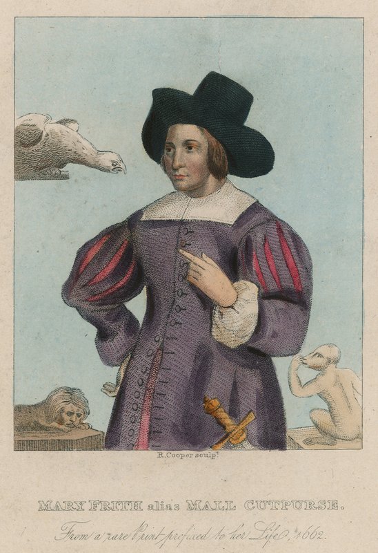 Mary Frith, alias Moll Curpurse by English School