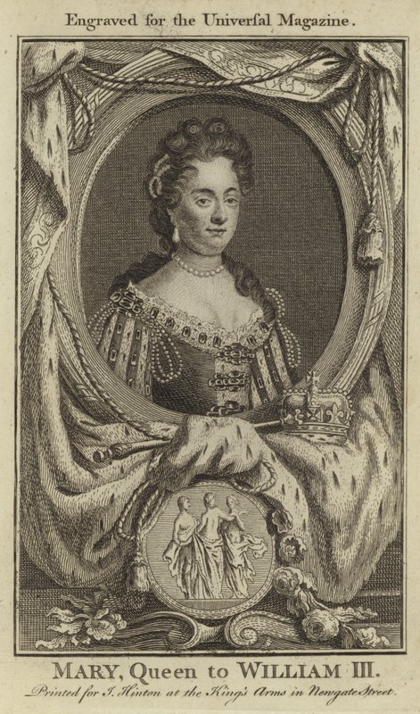 Mary, Queen to William III by English School