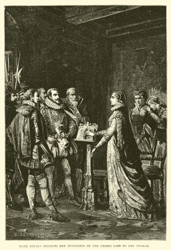 Mary Stuart Protests Her Innocence of the Crimes Laid to Her Charge by English School