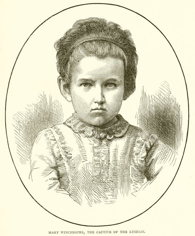 Mary Winchester, the Captive of the Lushais by English School
