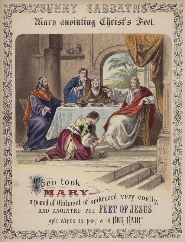 Mary anointing Christ