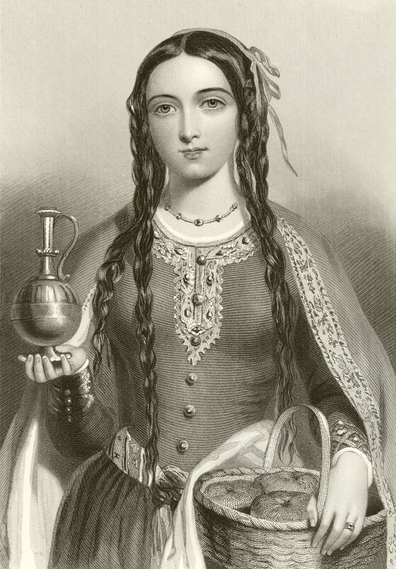 Matilda of Scotland, Queen of King Henry I by English School