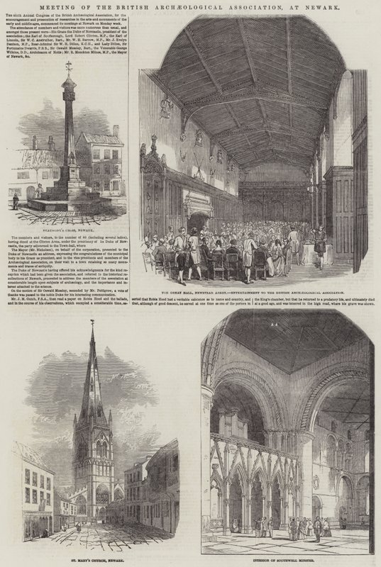 Meeting of the British Archaeological Association, at Newark by English School