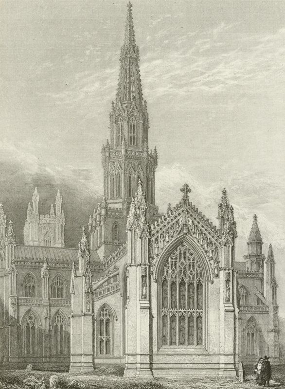 Melrose Abbey, Restored by English School