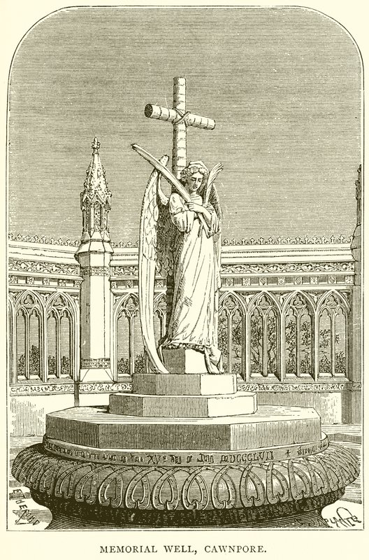 Memorial Well, Cawnpore by English School