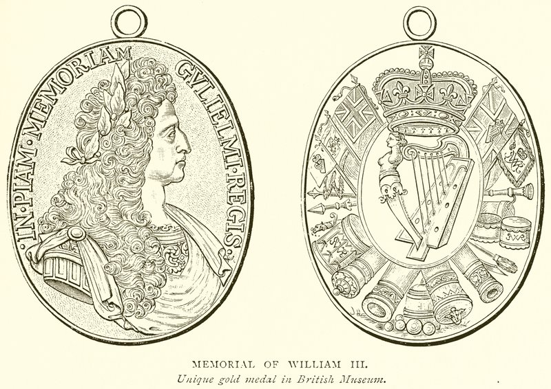 Memorial of William III by English School