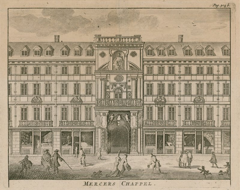 Mercers Chapel, Cheapside, London by English School