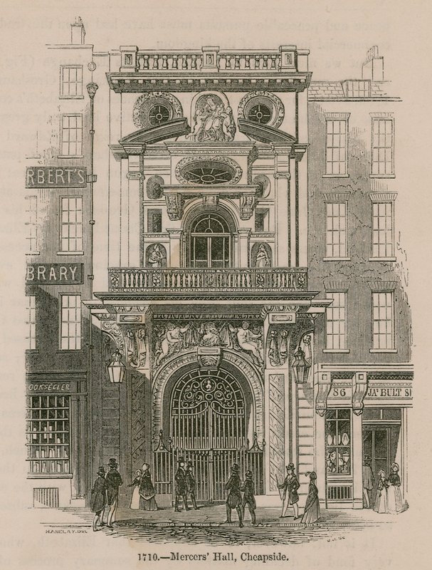 Mercers Hall, Cheapside, London by English School