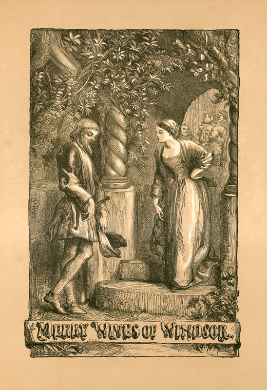 Merry Wives of Windsor by English School
