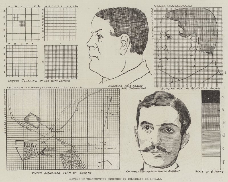 Method of Transmitting Sketches by Telegraph or Signals by English School