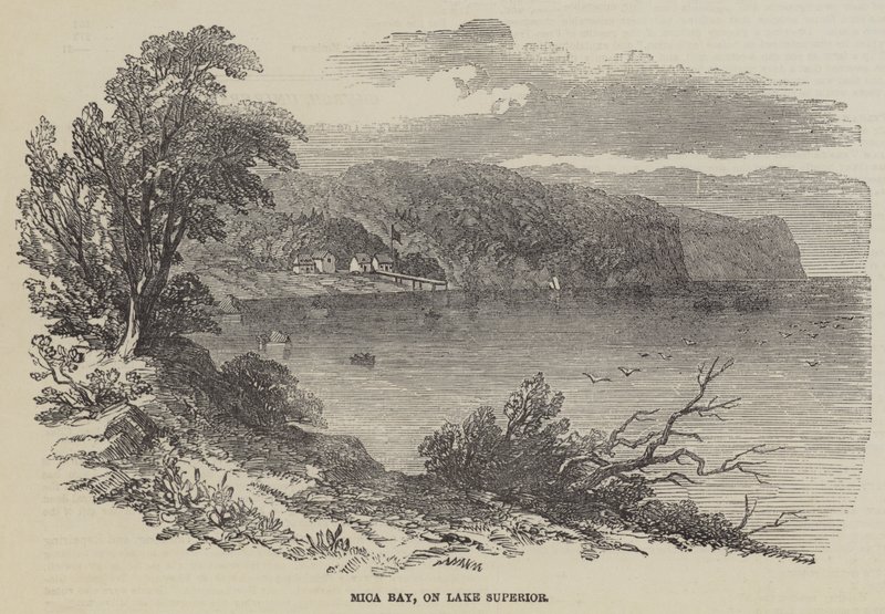 Mica Bay, on Lake Superior by English School