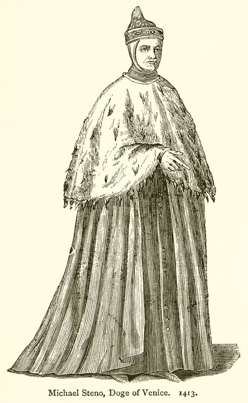 Michael Steno, Doge of Venice. 1413 by English School