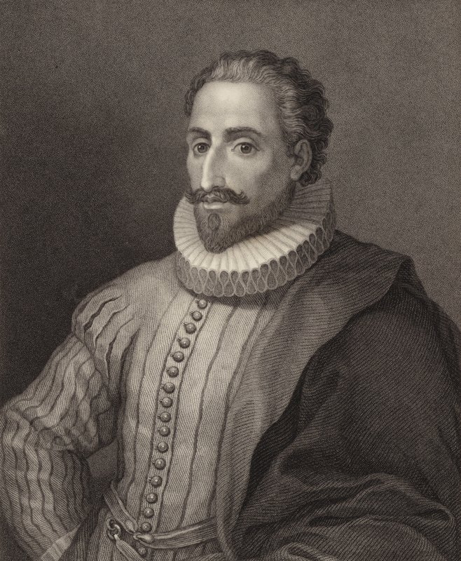 Miguel de Cervantes by English School