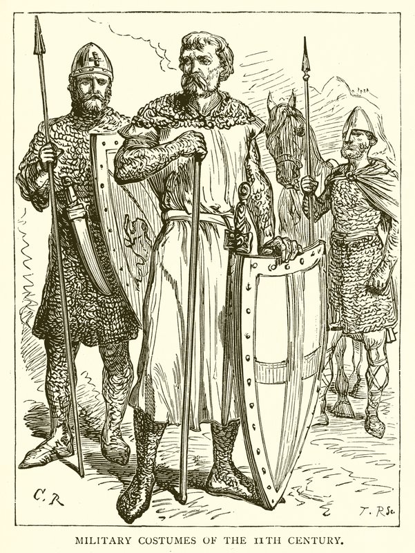 Military Costumes of the 11th Century by English School