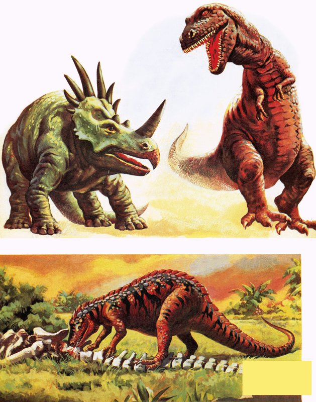 Millions of Years Ago: Monsters Too Large to Survive by English School