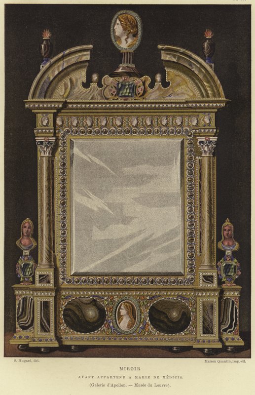 Mirror Which Belonged to Marie de Medici, Queen of France by English School