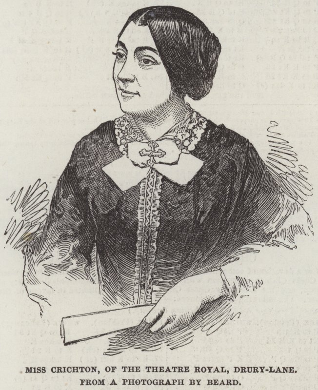 Miss Crichton of the Theatre Royal, Drury-Lane by English School