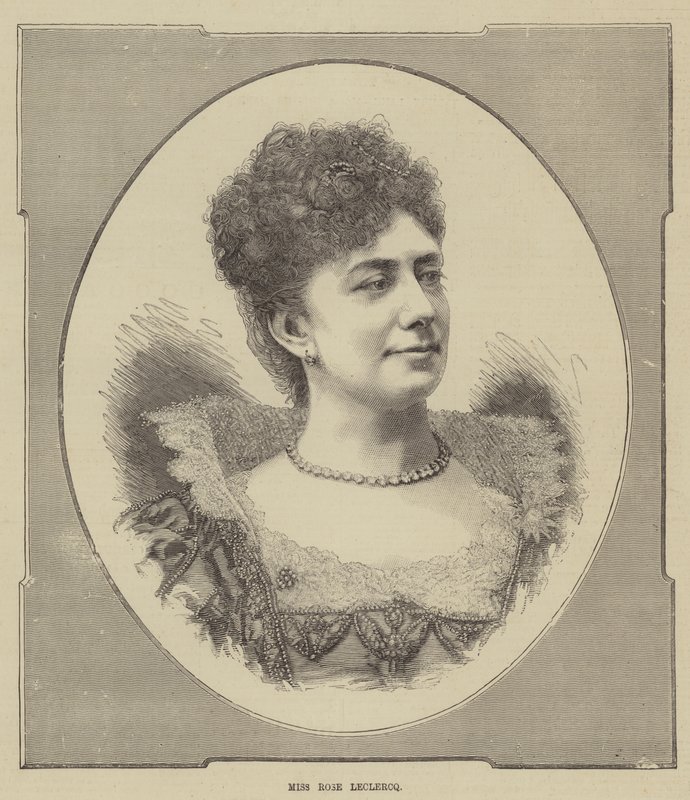 Miss Rose Leclercq by English School