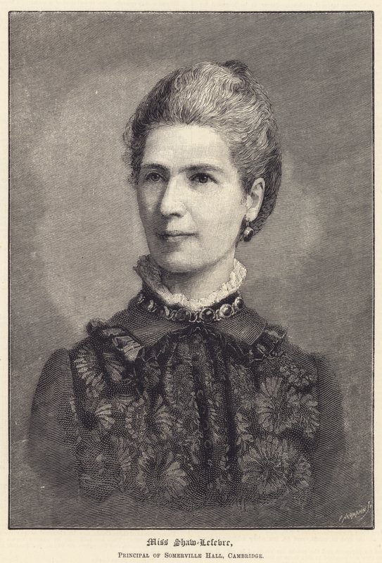 Miss Shaw-Lefevre, Principal of Somerville Hall, Cambridge by English School