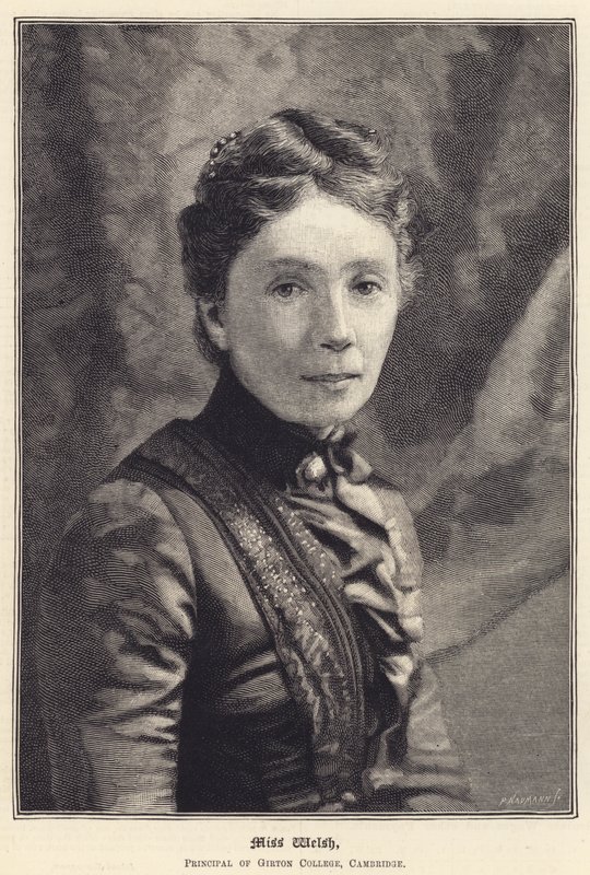 Miss Welsh, Principal of Girton College, Cambridge by English School