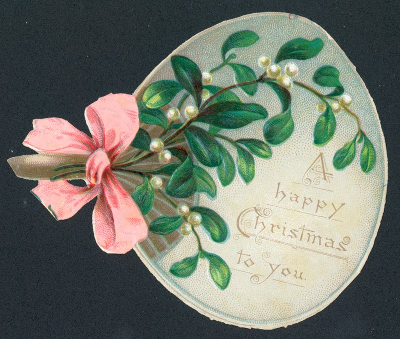 Mistletoe Fan by English School