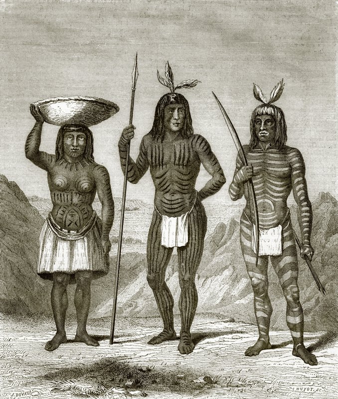 Mohave Indians by English School
