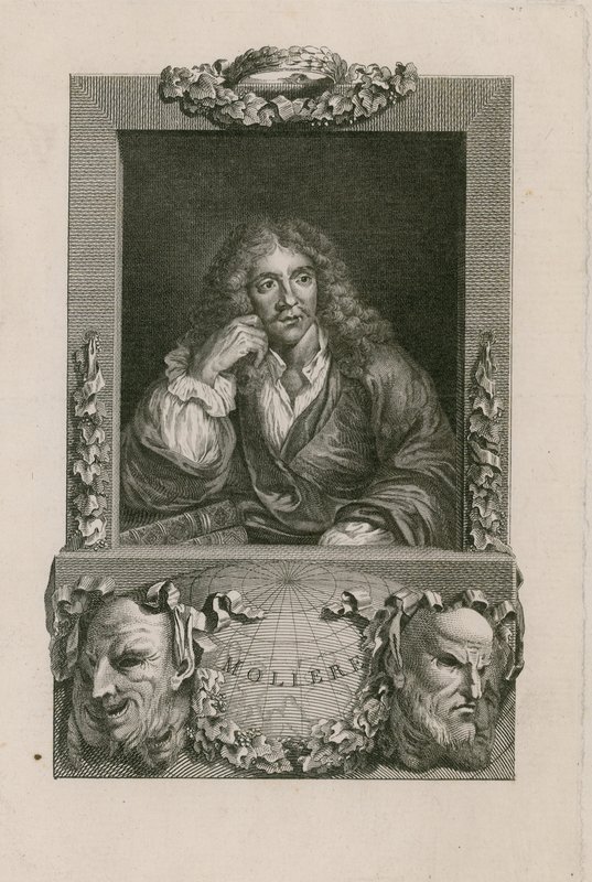 Moliere (Jean-Baptiste Poquelin) by English School