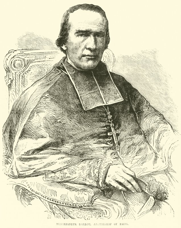 Monseigneur Darboy, Archbishop of Paris, March 1871 by English School