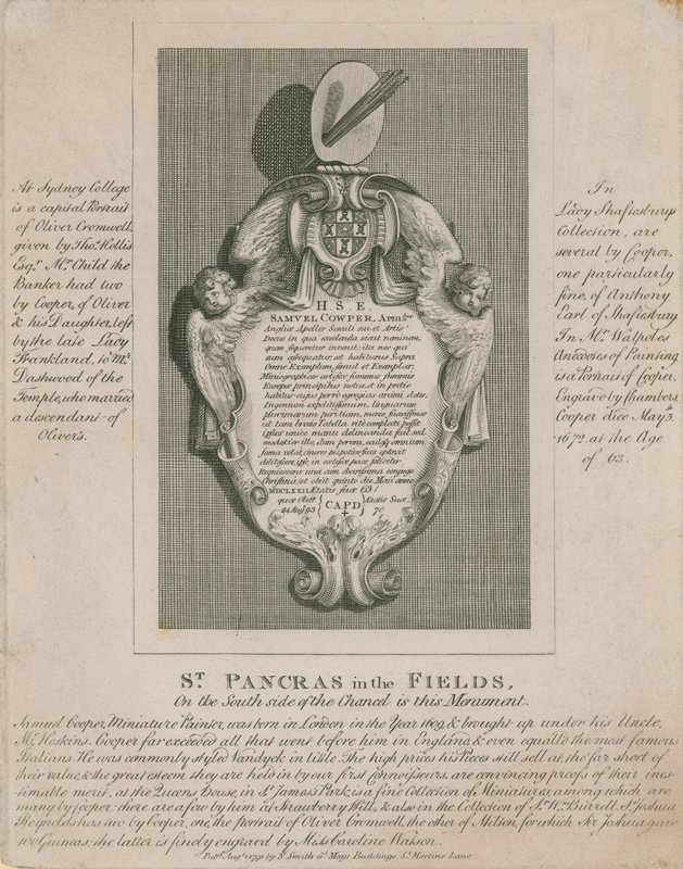 Monument to Samuel Cowper by English School