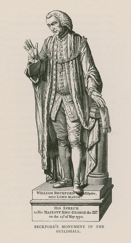 Monument to William Beckford by English School