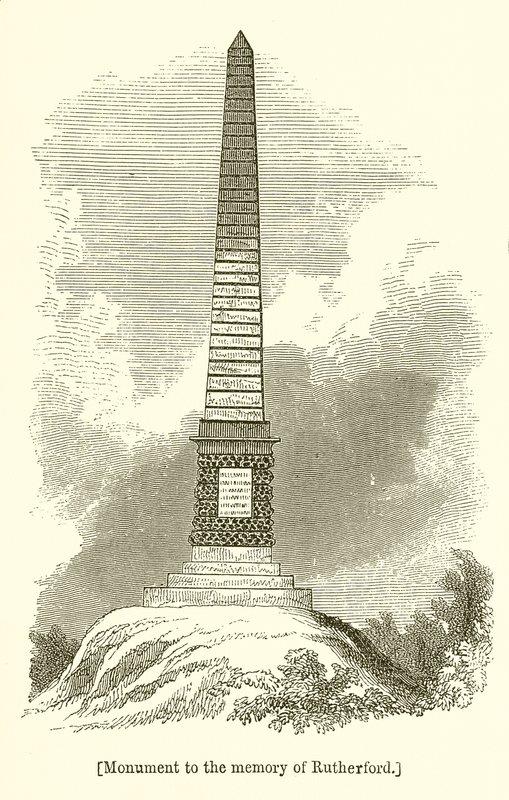 Monument to the Memory of Rutherford by English School