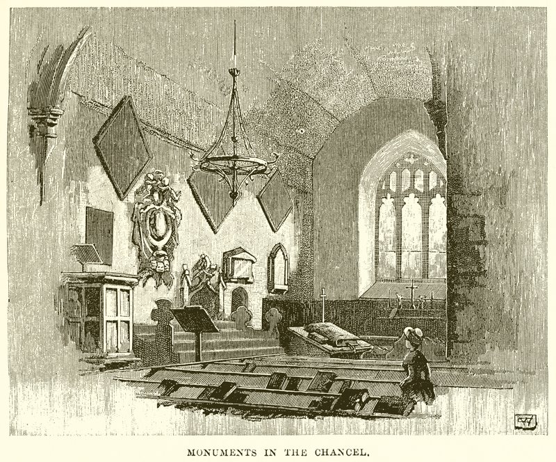Monuments in the Chancel by English School