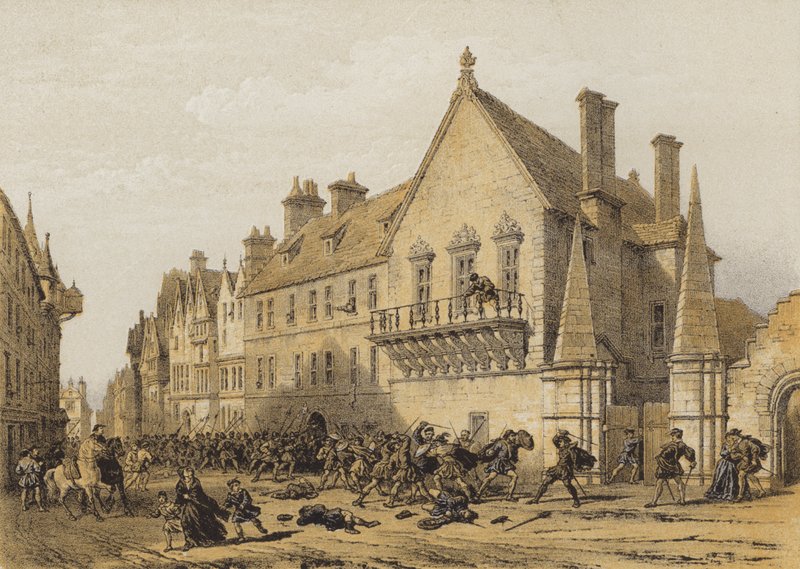 Moray House, Canongate by English School