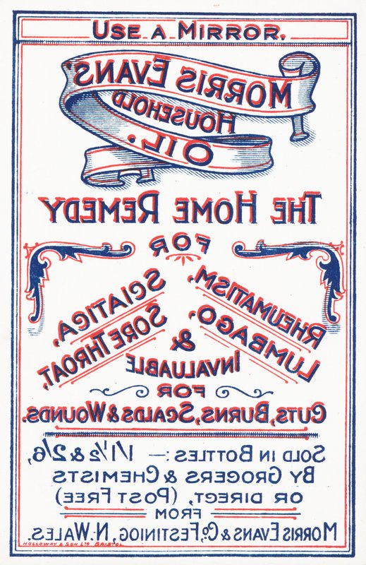 Morris Evans Household Oil by English School