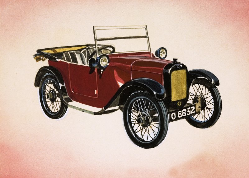 Motor Cars: The Austin by English School