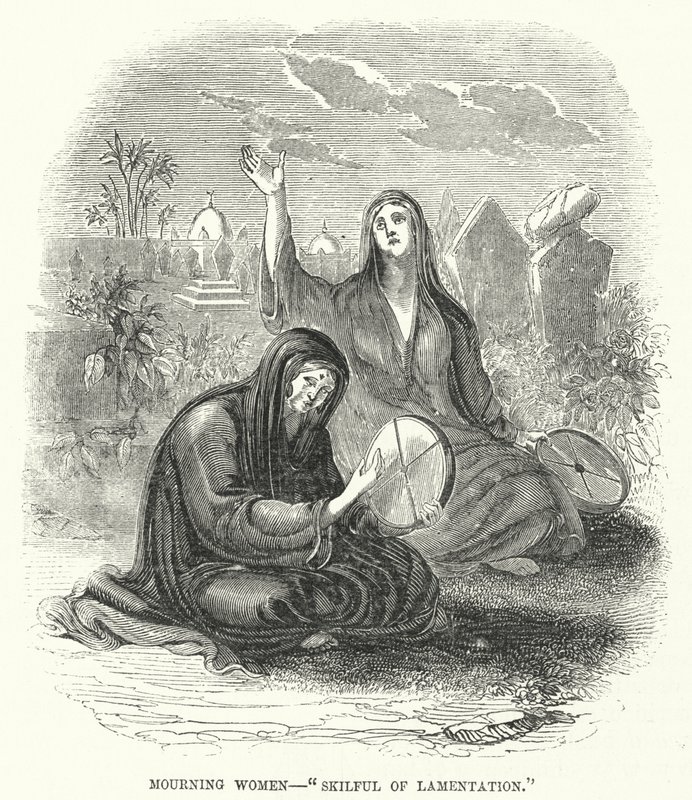 Mourning Women, Skilful of Lamentation by English School