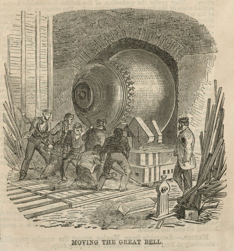 Moving the Great Bell for the Houses of Parliament by English School