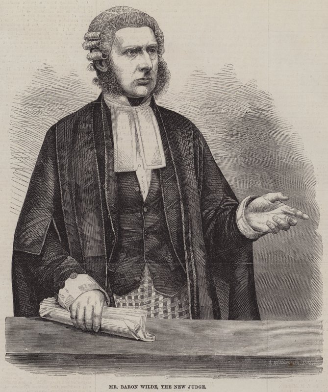 Mr Baron Wilde, the New Judge by English School