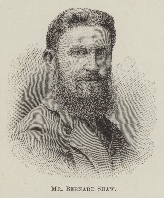 Mr Bernard Shaw by English School