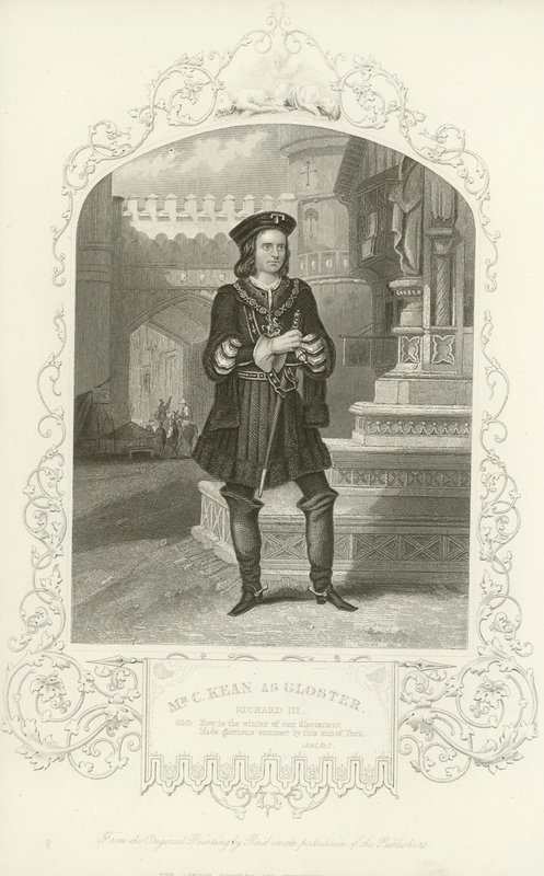 Gloster, Richard III, Act I, Scene I by English School
