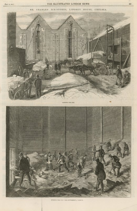 Mr Charles ice-stores in Lindsey House by English School