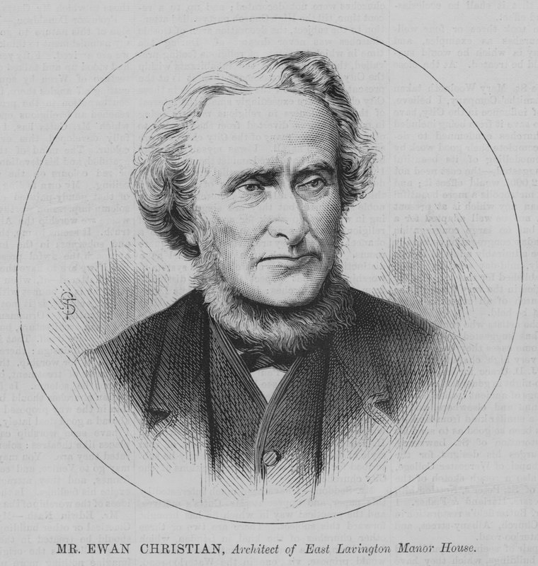 Mr Ewan Christian, Architect of East Lavington Manor House by English School