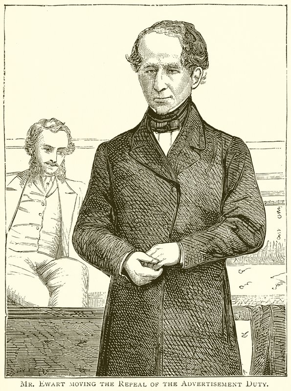 Mr. Ewart Moving the Repeal of the Advertisement Duty by English School