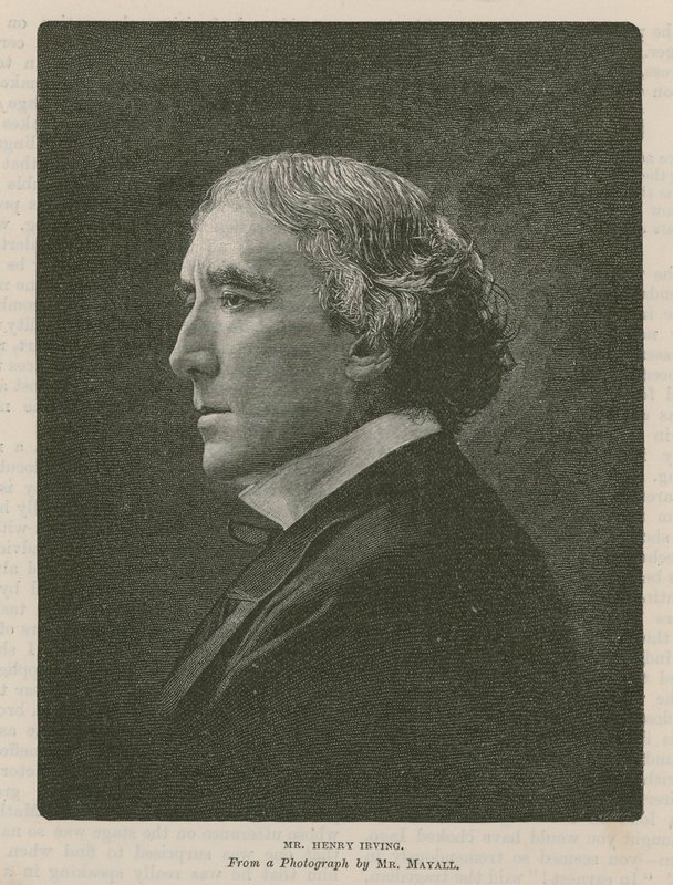 Mr Henry Irving, actor by English School