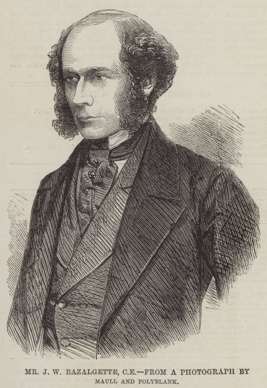 Mr J W Bazalgette, CE by English School