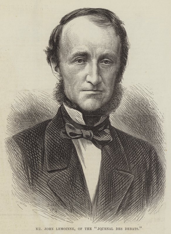 Mr John Lemoinne, of the "Journal des Debats" by English School
