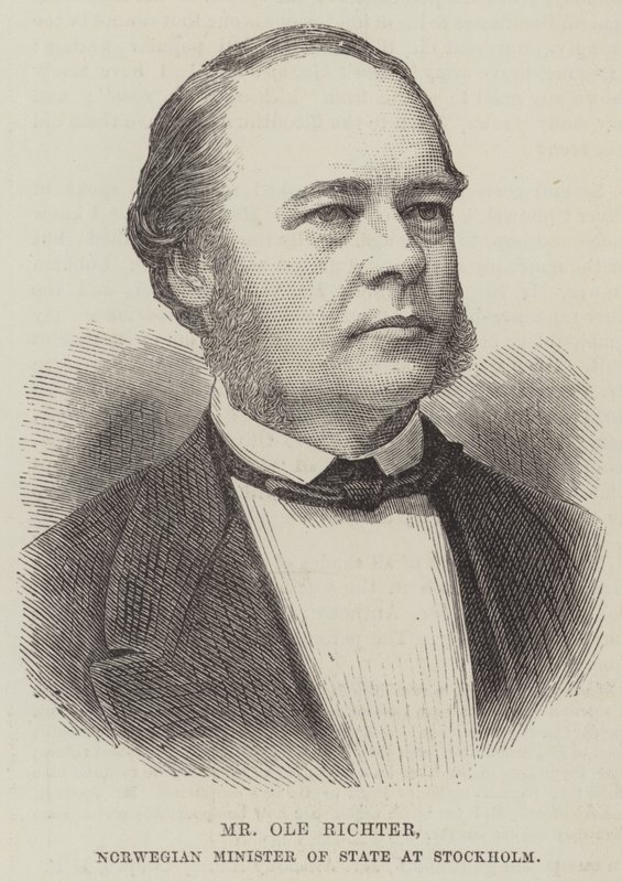 Mr Ole Richter, Norwegian Minister of State at Stockholm by English School