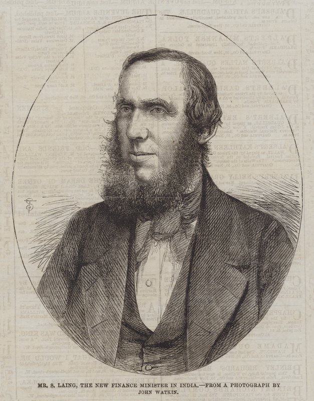 Mr S Laing, the New Finance Minister in India by English School
